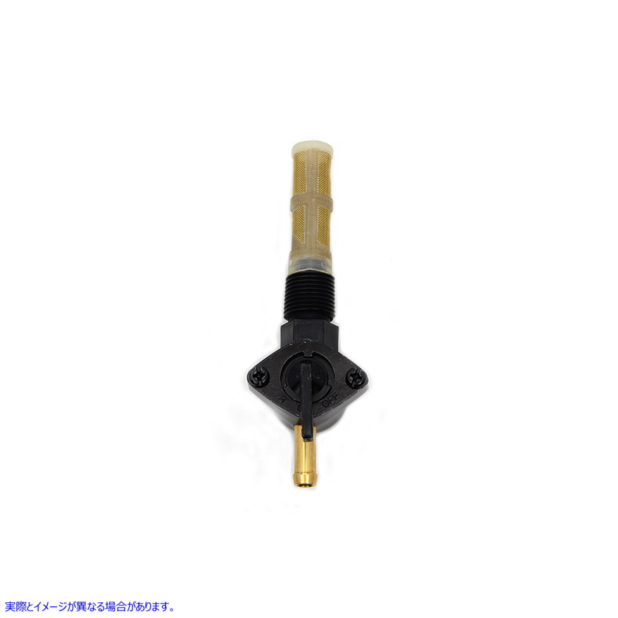 35-0549 ペットコック ストレート アウトレット ブラック 取寄せ Vツイン Petcock Straight Outlet Black (検索用／