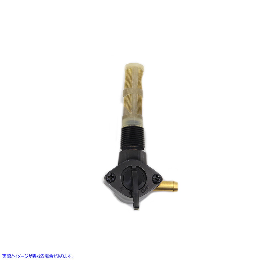 35-0570 ペットコック 右アウトレット ブラック 取寄せ Vツイン Petcock Right Outlet Black (検索用／