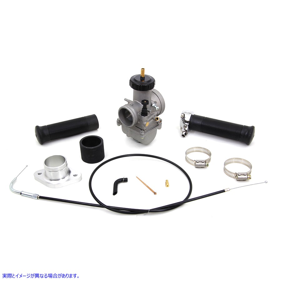 35-0695 38mm OKO フラットスライド キャブレター キット 38mm OKO Flatslide Carburetor Kit 取寄せ Vツイン (検索用／