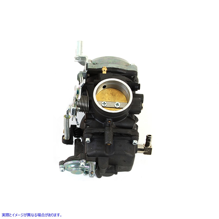 35-0990 40mm CV キャブレター アセンブリ ブラック 40mm CV Carburetor Assembly Black 取寄せ Vツイン (検索用／27421-99C