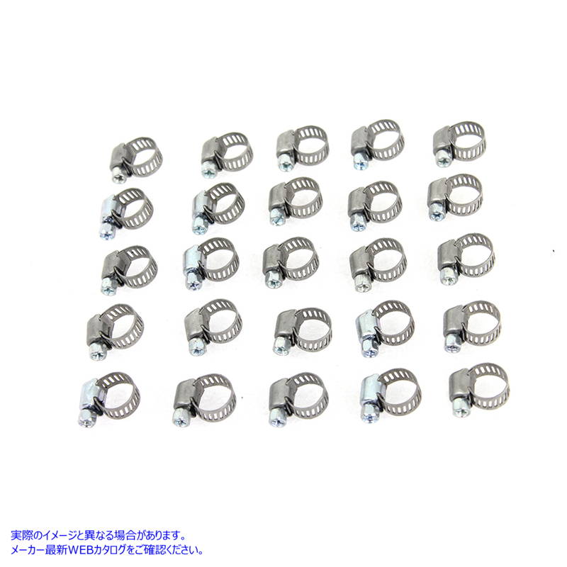 35-1442 ステンレス製十字穴付きウォームクランプ Stainless Steel Worm Clamp with Phillips Screw 取寄せ Vツイン (検索用／