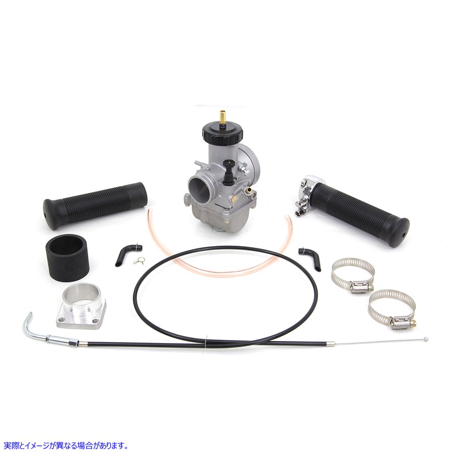 35-1708 34mm 45インチサイドバルブキャブレターキット 取寄せ Vツイン OKO 38mm WL and L Carburetor Kit (検索用／