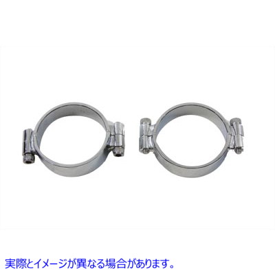 35-8026 クロームインテークマニホールドクランプセット Chrome Intake Manifold Clamp Set 取寄せ Vツイン (検索用／