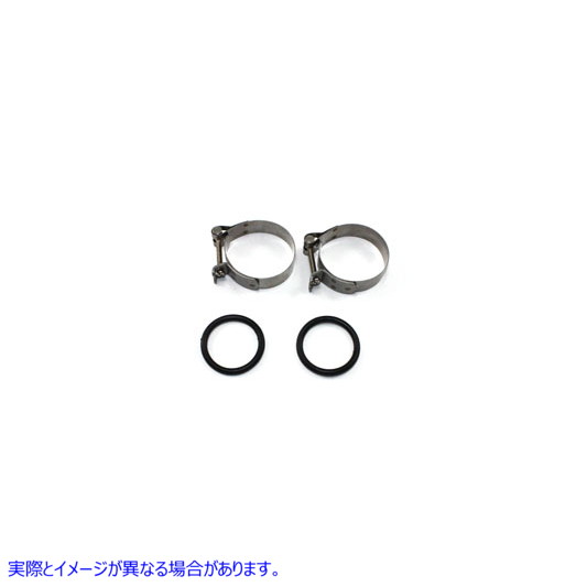 35-9177 ステンレス製インテークマニホールドクランプセット 取寄せ Vツイン Stainless Steel Intake Manifold Clamp Set (検索