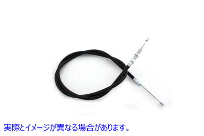36-0399 57インチケース付きブラッククラッチケーブル 取寄せ Vツイン Black Clutch Cable with 57 inch Casing (検索用／38618-