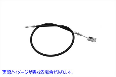 36-0400 31インチケース付きブラッククラッチケーブル Black Clutch Cable with 31 inch Casing 取寄せ Vツイン (検索用／38618-