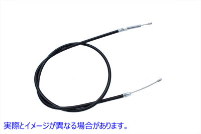 36-0403 56インチケース付きブラッククラッチケーブル 取寄せ Vツイン Black Clutch Cable with 56 inch Casing (検索用／