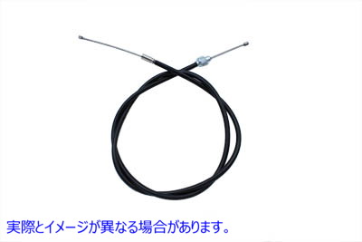 36-0406 レプリカ 51 インチ ブラック クラッチ ケーブル Replica 51 inch Black Clutch Cable 取寄せ Vツイン (検索用／38619-5