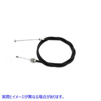 36-0407 55 インチ ブラック クラッチ ケーブル 取寄せ Vツイン 55 inch Black Clutch Cable (検索用／