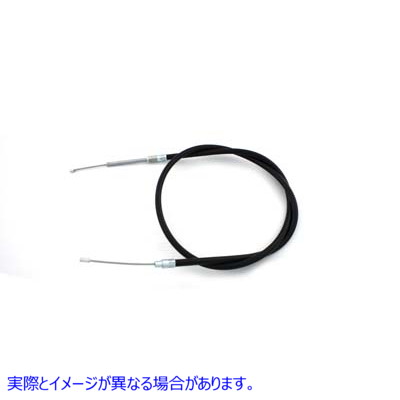 36-0409 ブラック クラッチ ケーブル +4 インチオーバーストック 取寄せ Vツイン Black Clutch Cable +4 inch Over Stock (検索