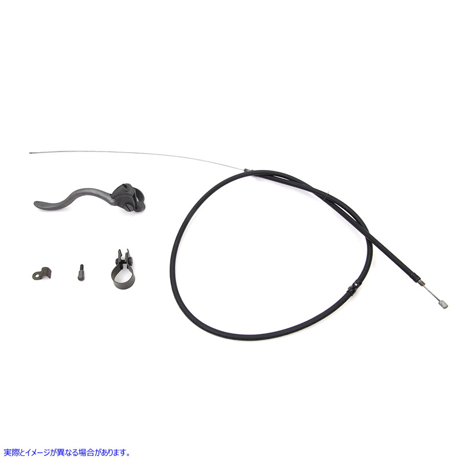 36-0453 スプリングフォークケーブルとハンドルアセンブリ Spring Fork Cable and Handle Assembly 取寄せ Vツイン (検索用／