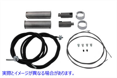 36-0497 スロットルおよびスパークコントロール用ケーブルキット 取寄せ Vツイン Cable Kit for Throttle and Spark Controls (