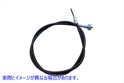 36-0601 42 インチ ブラック スピードメーター ケーブル 42 inch Black Speedometer Cable 取寄せ Vツイン (検索用／67051-73