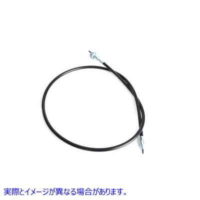 36-0606 40 インチ ブラック スピードメーター ケーブル 40 inch Black Speedometer Cable 取寄せ Vツイン (検索用／67052-78A 6