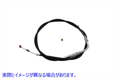 36-0709 44.75 インチ ブラック アイドル ケーブル 44.75 inch Black Idle Cable 取寄せ Vツイン (検索用／56328-96 Barnett 101