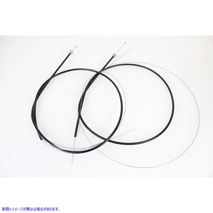 36-0808 54 インチ レプリカ スロットルまたはスパーク ケーブル 取寄せ Vツイン 54 inch Replica Throttle or Spark Cable (検