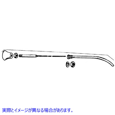 36-0946 チョークケーブルアセンブリ 取寄せ Vツイン Choke Cable Assembly (検索用／