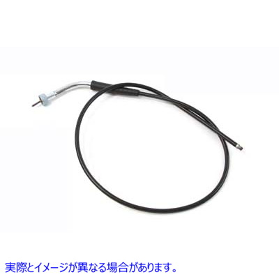 36-0959 41 インチ ブラック スピードメーター ケーブル 取寄せ Vツイン 41 inch Black Speedometer Cable (検索用／67063-89