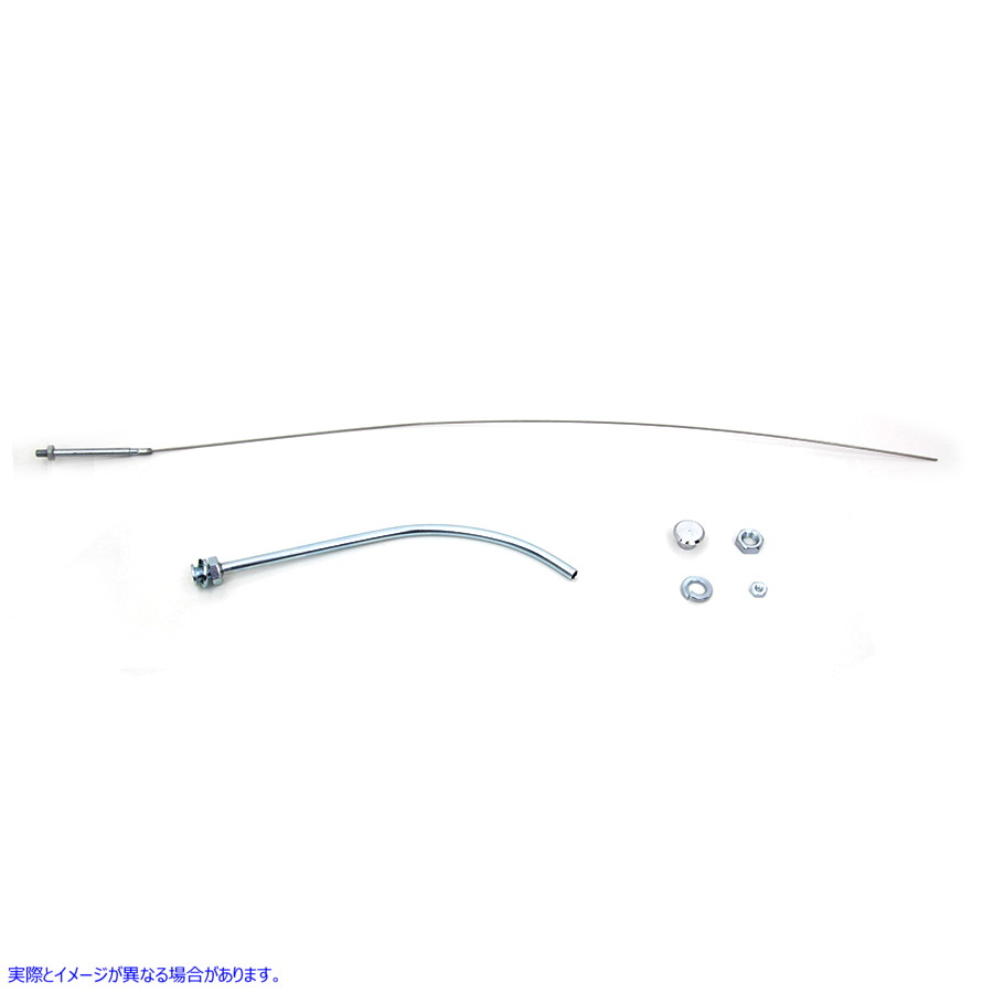 36-0989 キャブレター チョーク ケーブル アセンブリ 取寄せ Vツイン Carburetor Choke Cable Assembly (検索用／