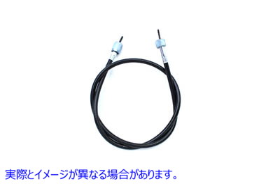 36-0991 35.00 インチ ブラック タコメーター ケーブル 35.00 inch Black Tachometer Cable 取寄せ Vツイン (検索用／92065-74