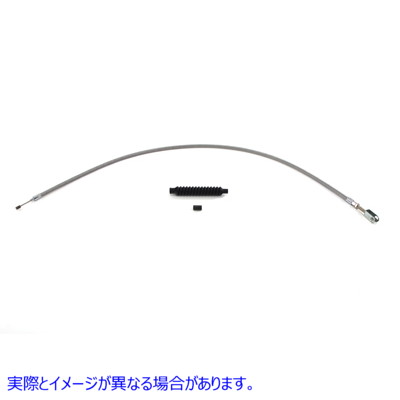 36-1527 40.50インチステンレススチールクラッチケーブル 取寄せ Vツイン 40.50 inch Stainless Steel Clutch Cable (検索用／ B