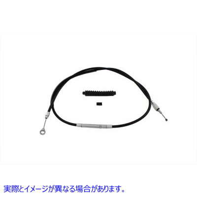 36-2369 71.375 インチ ブラック クラッチ ケーブル 71.375 inch Black Clutch Cable 取寄せ Vツイン (検索用／38607-87 Barnett