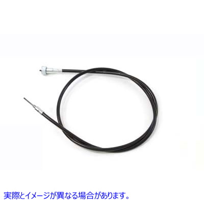 36-2410 46.5 インチ ブラック スピードメーター ケーブル 46.5 inch Black Speedometer Cable 取寄せ Vツイン (検索用／67054-8