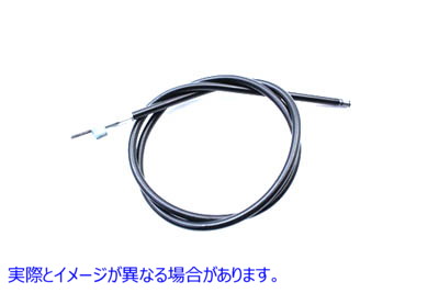 36-2412 40 インチ ブラック スピードメーター ケーブル 40 inch Black Speedometer Cable 取寄せ Vツイン (検索用／67072-79A 6