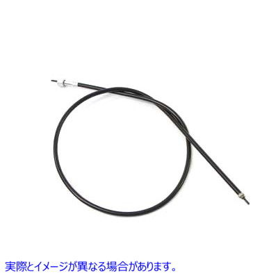 36-2416 38.5 インチ ブラック スピードメーター ケーブル 38.5 inch Black Speedometer Cable 取寄せ Vツイン (検索用／67024-8