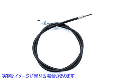 36-2418 39 インチ ブラック スピードメーター ケーブル 39 inch Black Speedometer Cable 取寄せ Vツイン (検索用／67060-87A