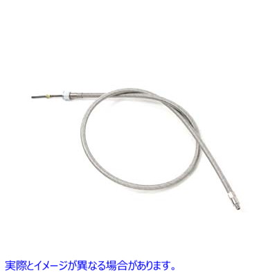 36-2428 34 Stainless Steel Speedometer Cable 取寄せ Vツイン (検索用／67029-86A V-Twin