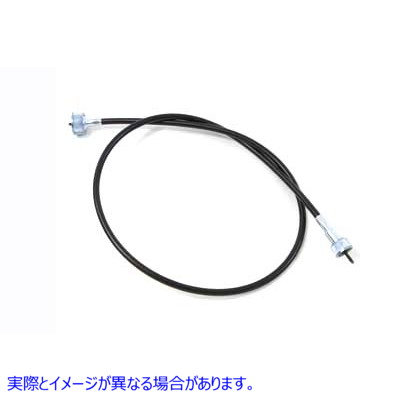 36-2429 39インチブラックスピードメーターケーブル 39 inch Black Speedometer Cable 取寄せ Vツイン (検索用／ V-Twin