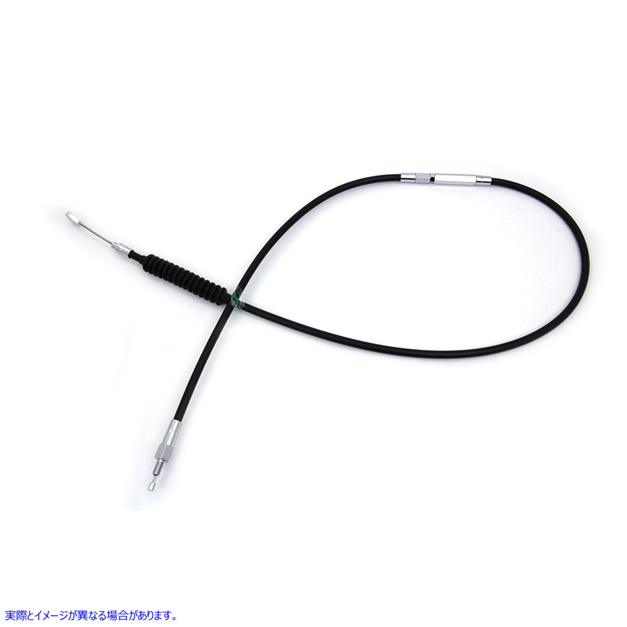 36-2432 57.25 インチ ブラック 純正長クラッチ ケーブル 取寄せ Vツイン 57.25 inch Black Stock Length Clutch Cable (検索用