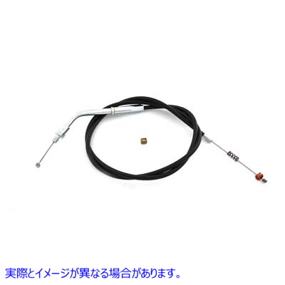 36-2473 35 インチのケーシングを備えた黒のアイドル ケーブル 取寄せ Vツイン Black Idle Cable with 35 inch Casing (検索用／