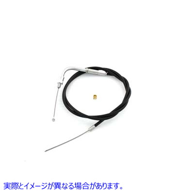 36-2474 37インチブラックスロットルケーブル 37 inch Black Throttle Cable 取寄せ Vツイン (検索用／ Barnett 101-31-30904