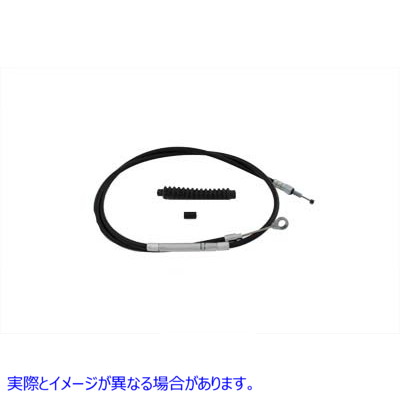 36-2486 58.50 インチ ブラック クラッチ ケーブル 取寄せ Vツイン 58.50 inch Black Clutch Cable (検索用／38621-86A Barnett