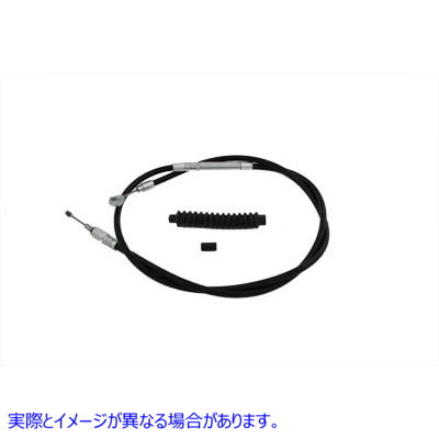 36-2487 60.75 インチ ブラック クラッチ ケーブル 取寄せ Vツイン 60.75 inch Black Clutch Cable (検索用／38621-86A Barnett