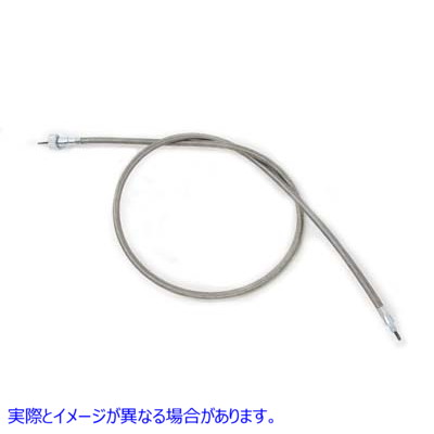 36-2529 43 Braided Stainless Steel Speedometer Cable 取寄せ Vツイン (検索用／67048-83A