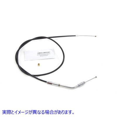 36-2541 39-1/4 インチのケーシングを備えたブラックのスロットル ケーブル Black Throttle Cable with 39-1/4 inch Casing 取寄