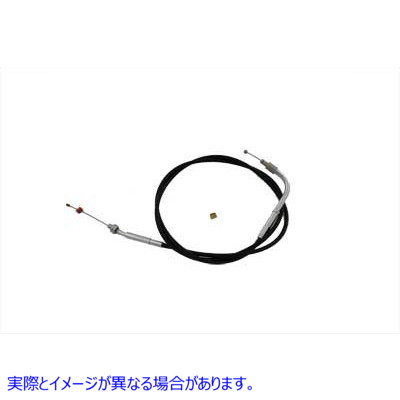 36-2542 41 インチのケーシングを備えた黒のアイドル ケーブル Black Idle Cable with 41 inch Casing 取寄せ Vツイン (検索用／