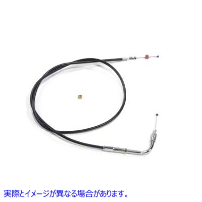 36-2547 37.75 インチ ブラック アイドル ケーブル 37.75 inch Black Idle Cable 取寄せ Vツイン (検索用／56342-88 Barnett 101