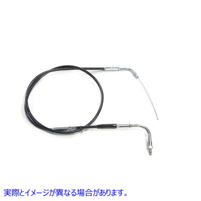 36-2550 40インチケーシング付きブラックユニバーサルスロットルケーブル Black Universal Throttle Cable with 40 inch Casing