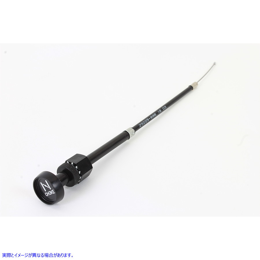 36-2555 チョークケーブルアセンブリ ブラック Choke Cable Assembly Black 取寄せ Vツイン (検索用／29229-88D