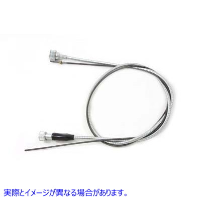 36-2577 46インチ亜鉛スピードメーターケーブル 取寄せ Vツイン 46 inch Zinc Speedometer Cable (検索用／67051-52A