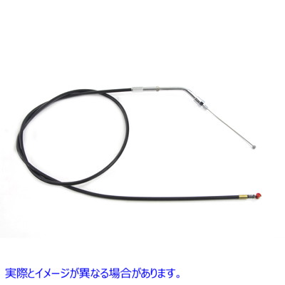 36-2582 41.625 インチのケーシングを備えた黒のアイドル ケーブル Black Idle Cable with 41.625 inch Casing 取寄せ Vツイン (