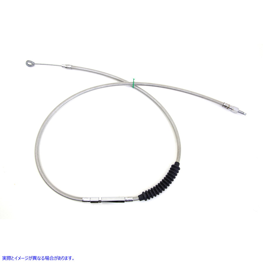 36-8060 60.69インチ編組ステンレススチールクラッチケーブル 60.69 inch Braided Stainless Steel Clutch Cable 取寄せ Vツイン