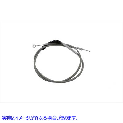 36-8067 72.69インチ編組ステンレススチールクラッチケーブル 72.69 inch Braided Stainless Steel Clutch Cable 取寄せ Vツイン