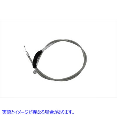 36-8068 74.69インチ編組ステンレススチールクラッチケーブル 74.69 inch Braided Stainless Steel Clutch Cable 取寄せ Vツイン