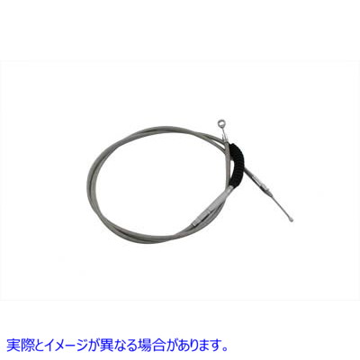 36-8070 78.69インチ編組ステンレススチールクラッチケーブル 78.69 inch Braided Stainless Steel Clutch Cable 取寄せ Vツイン