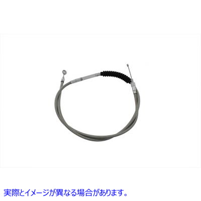 36-8078 59.25インチステンレススチールクラッチケーブル 取寄せ Vツイン 59.25 inch Stainless Steel Clutch Cable (検索用／